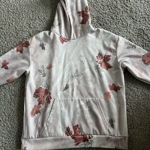 Leaf Print Hoodie